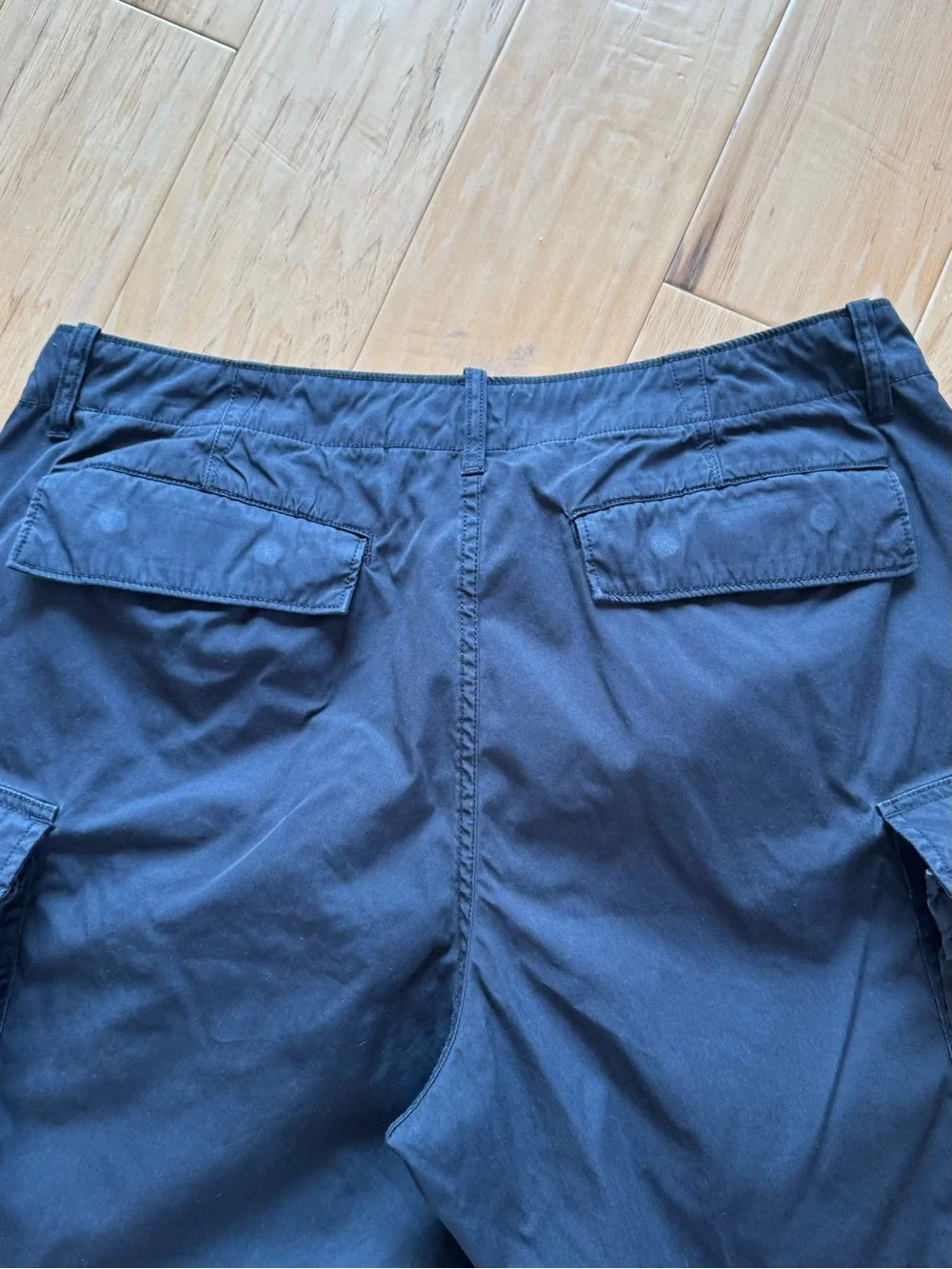 Wallace and Barnes cargo shorts black chino military j. Crew size 36
